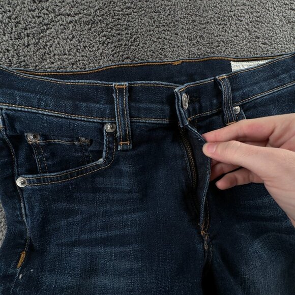 Rag & Bone Size 27x31 Women Blue Denim Dark Wash Jeans Cotton Blend W1502K520 - Picture 7 of 14